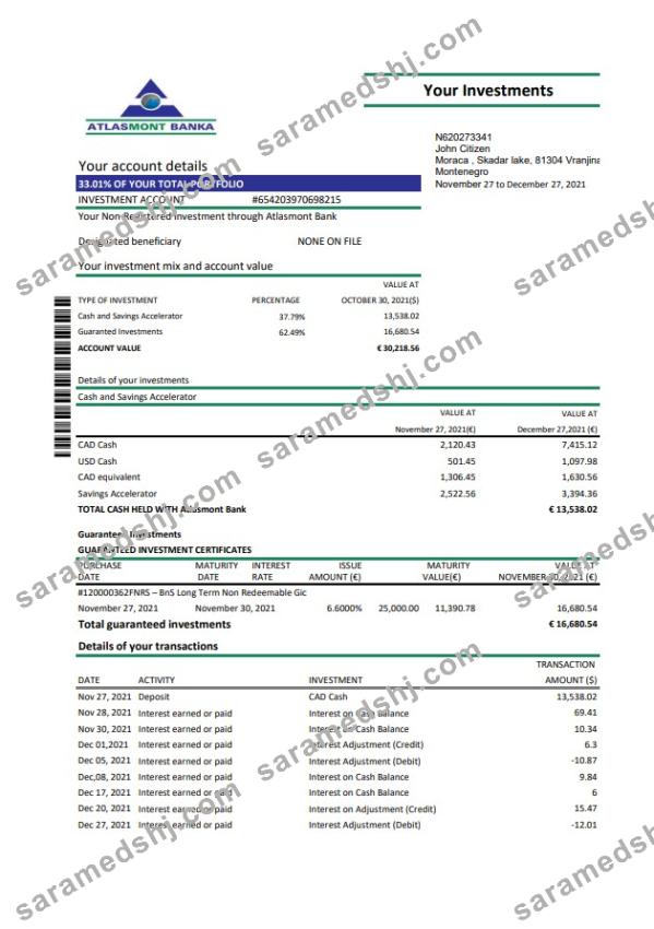 Montenegro Atlasmont excel pdf